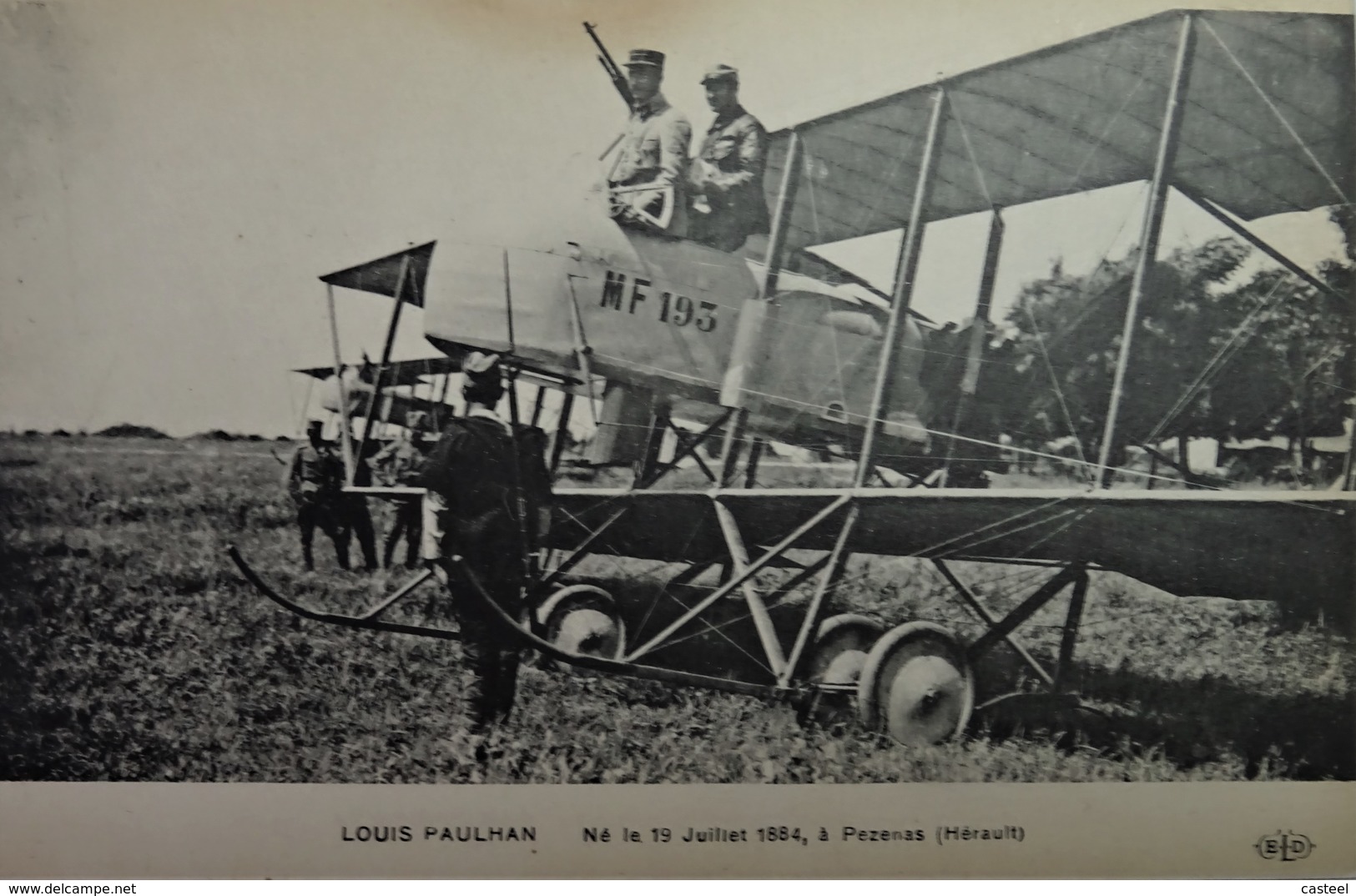 Nos As - Aviation - Louis Paulhan Né à Pézenas - 34 - Guerre 1914-18