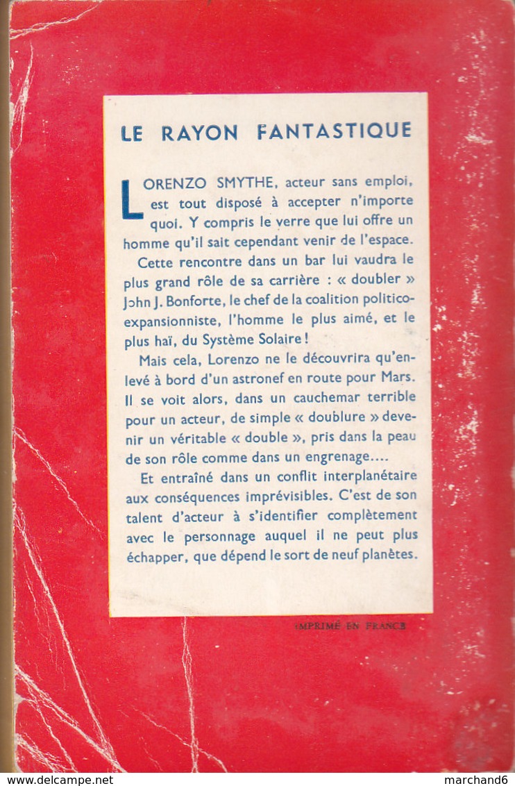 Science Fiction Le Rayon Fantastique Double étoile N°59 Robert Heinlein 1958 - Le Rayon Fantastique