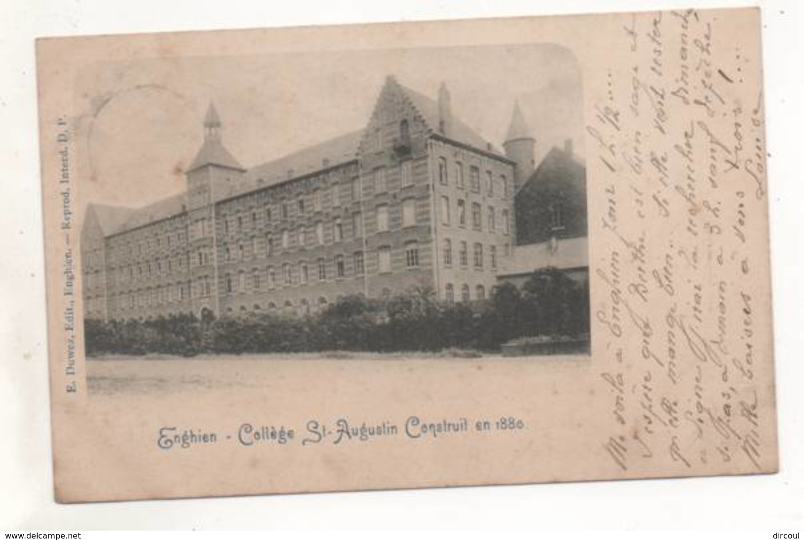 37669 -    Enghien     Collège  St AUGUSTIN _ CONSTRUIT  EN  1886 - Enghien - Edingen