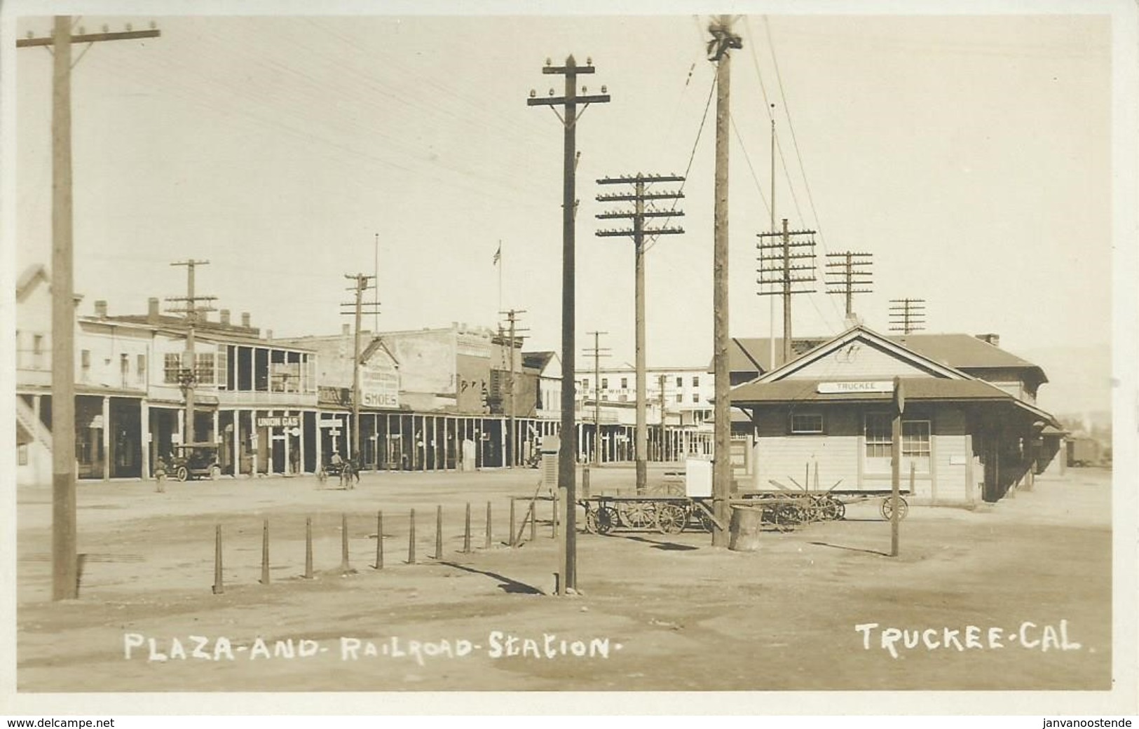 Plaza And Railroad Station /Truckee - Andere & Zonder Classificatie