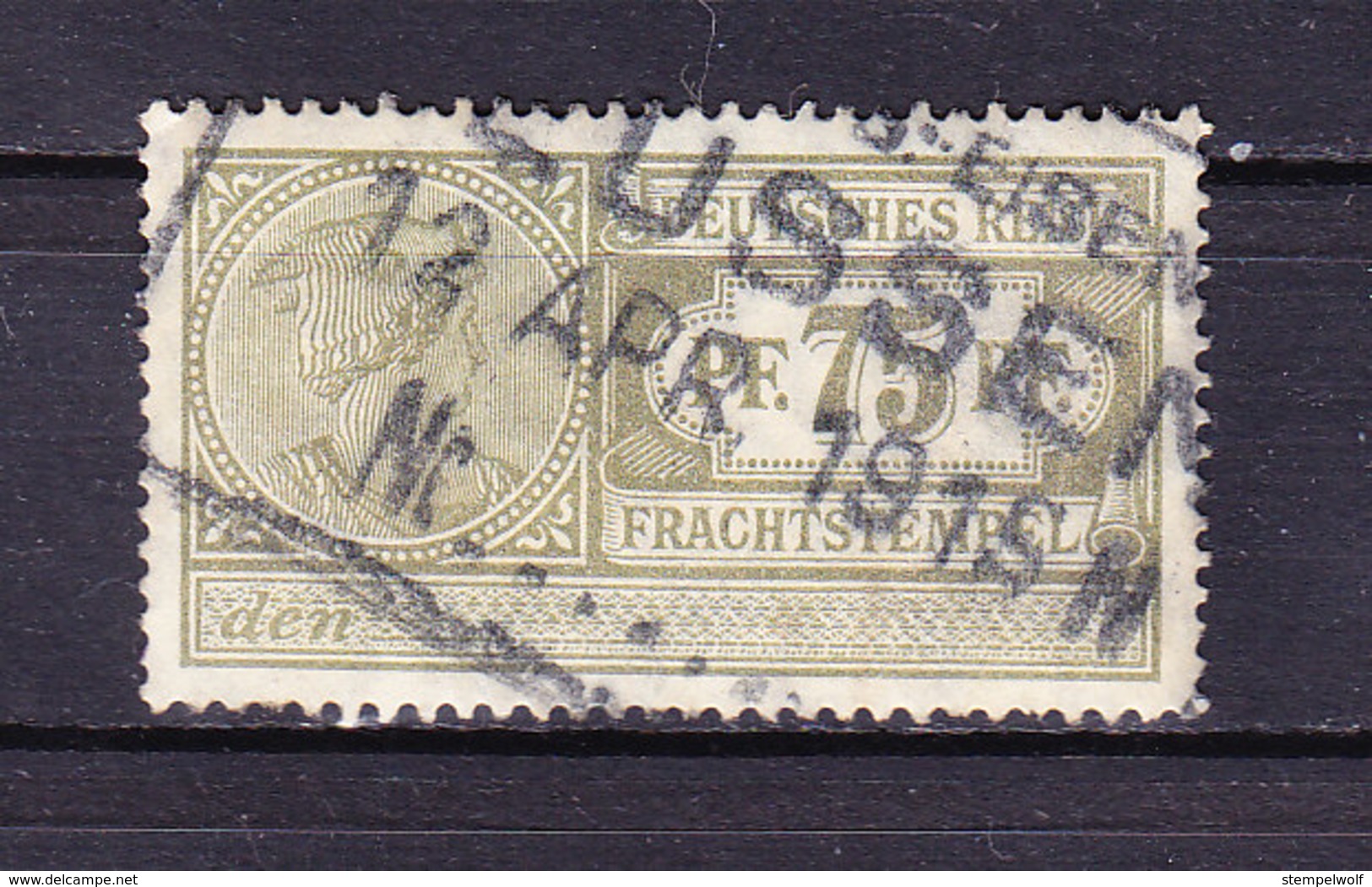 Deutsches Reich, Frachtstempel, 75 Pfg (48237) - Gebührenstempel, Impoststempel