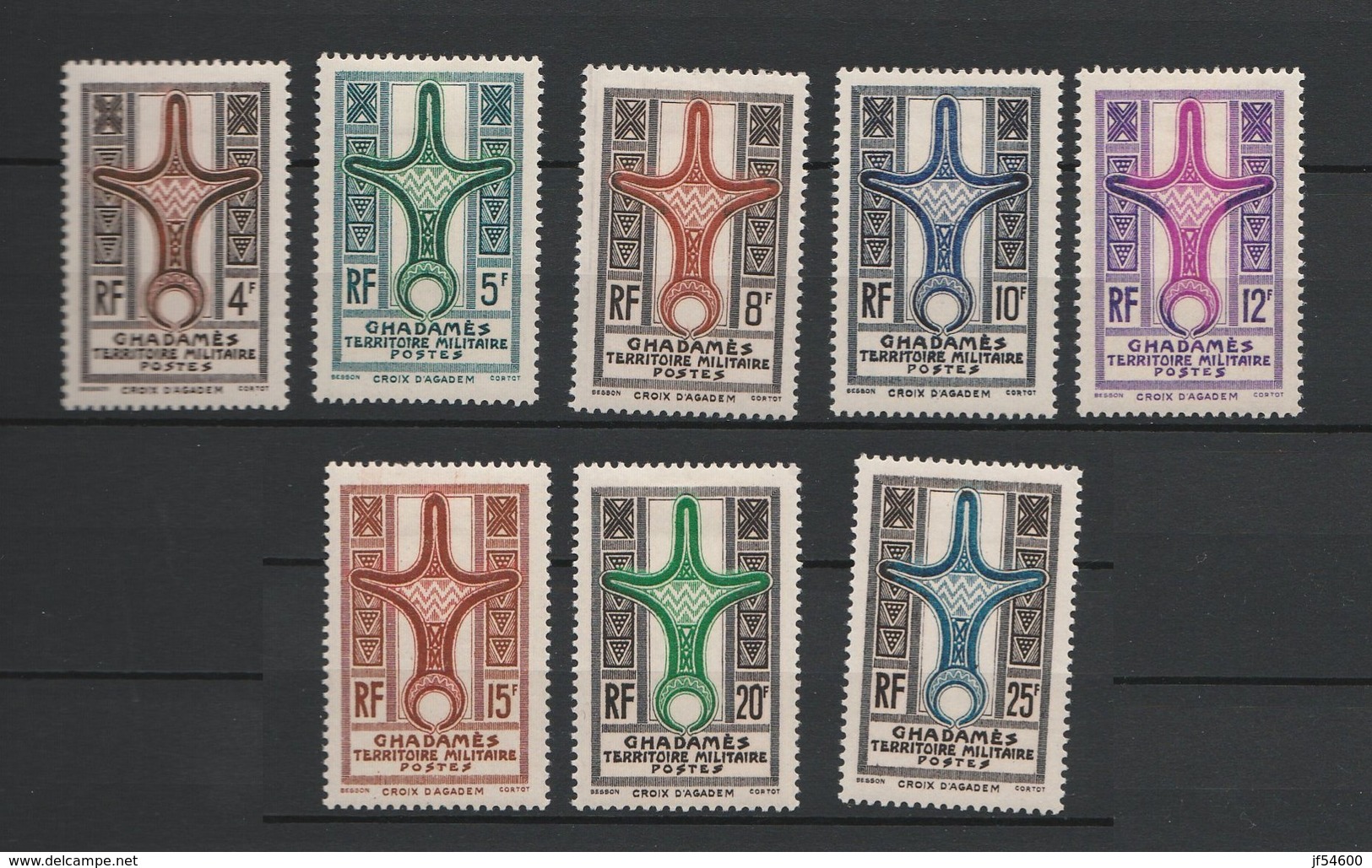 Ghadames No 1 à 8 * - Unused Stamps