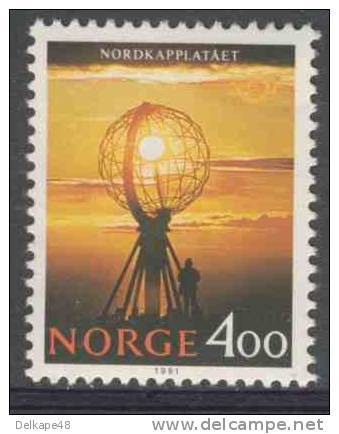 Norway Norge Norwegen 1991 Mi 1069 YT 1026 ** Globe At The North Cape / Globus Am Nordkap - Tourism - Norden - Géographie