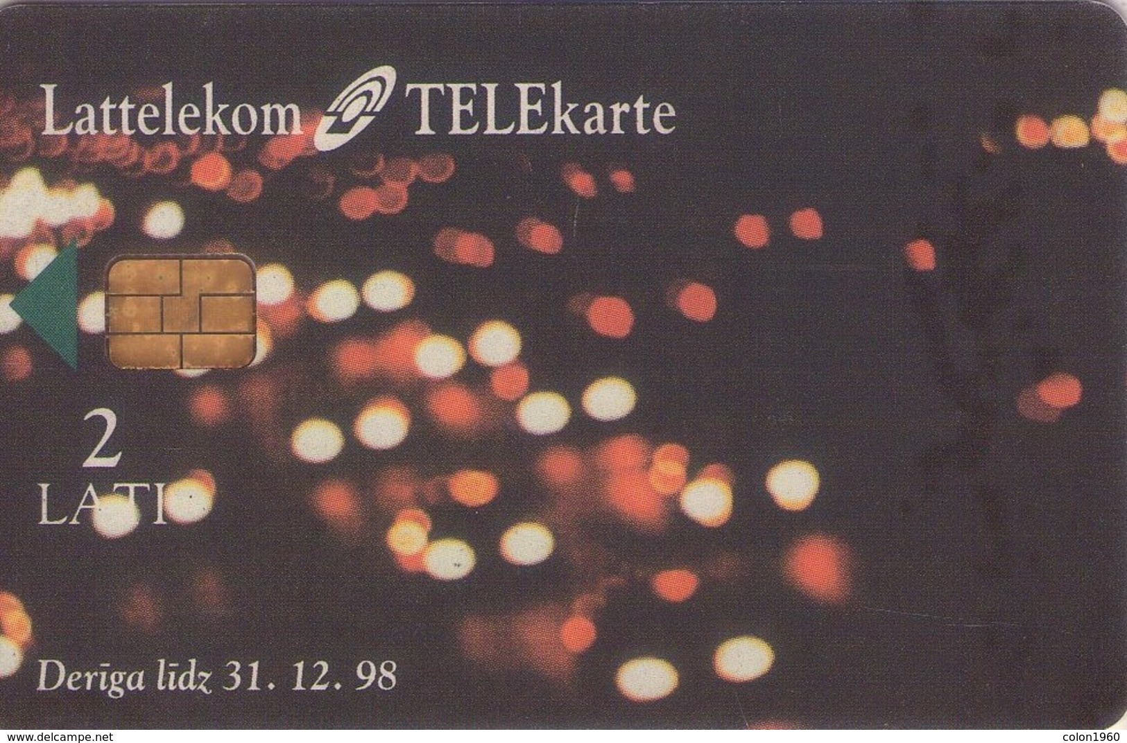 TARJETA TELEFONICA DE LETONIA, OJO (052) - Letonia