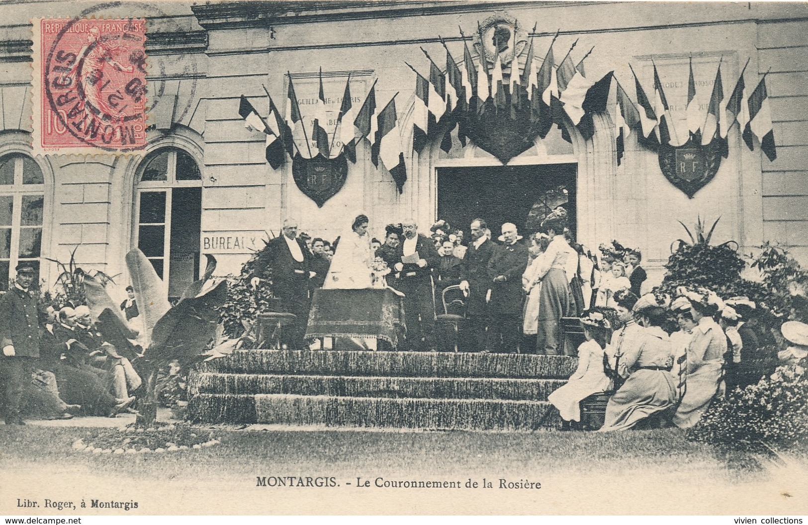 Montargis (45 - Loiret) Le Couronnement De La Rosière - édition Roger Circulée 1906 - Montargis