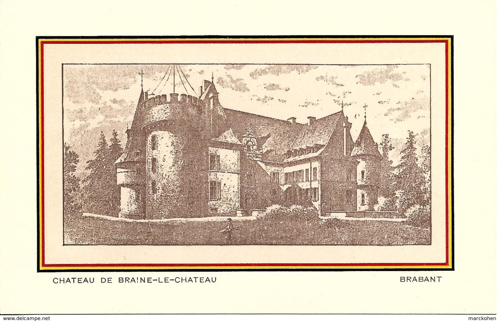 BRAINE-LE-CHATEAU (1440) : Le Château De Robiano. CPA. - Kasteelbrakel