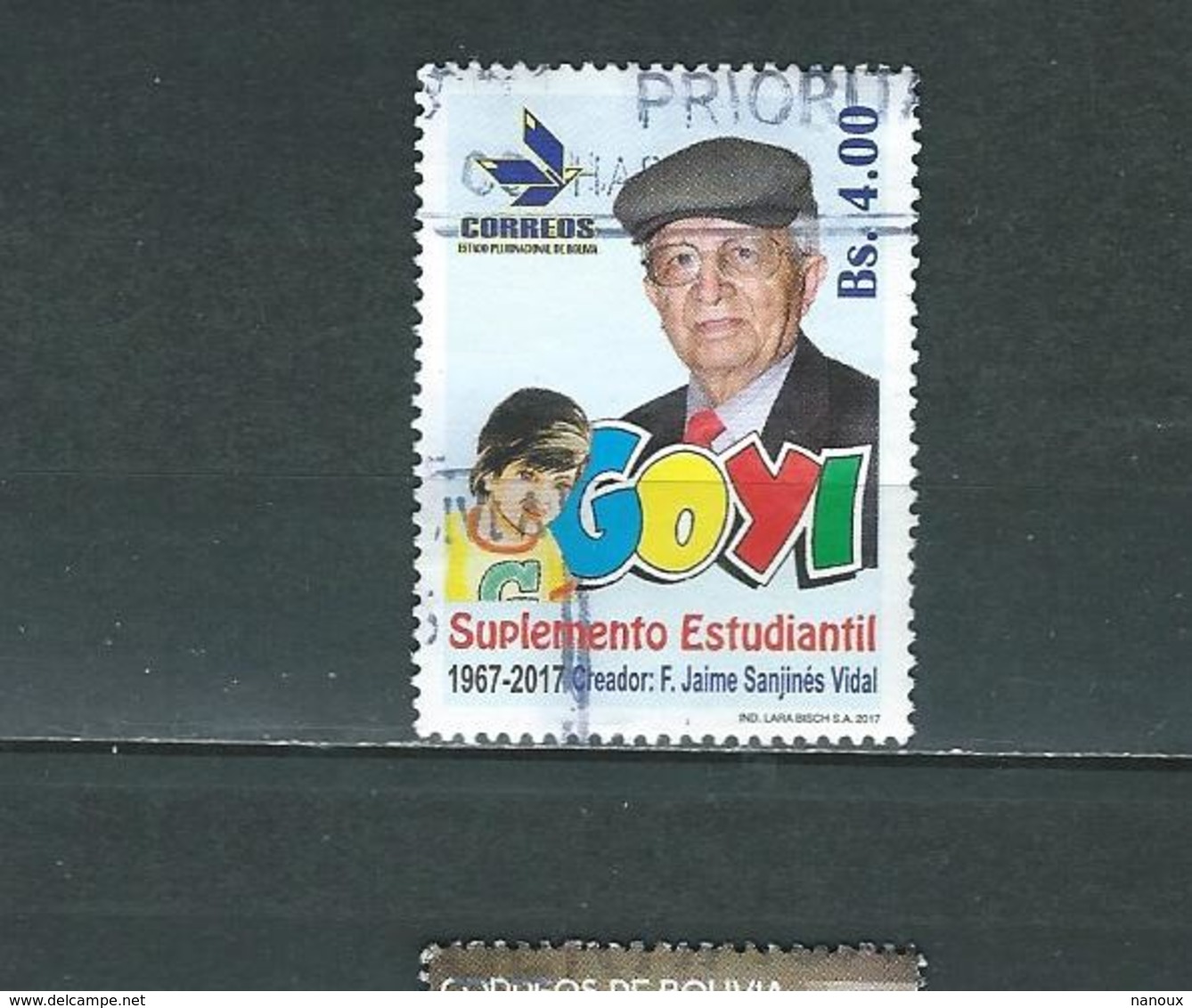 Timbres Oblitére De Bolivie 2017 - Bolivia