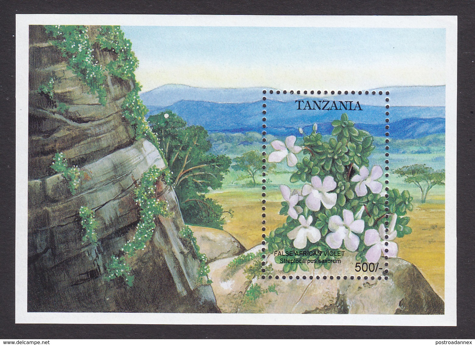 Tanzania, Scott #1048, Mint Never Hinged, Flowers, Issued 1993 - Tanzania (1964-...)