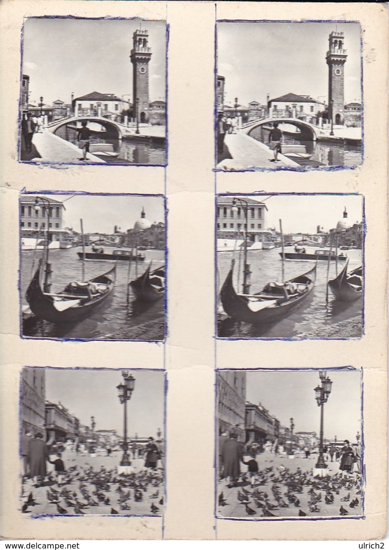 Stereo-Fotos Venedig Venezia - Div. Ansichten (33771) - Stereoscoop