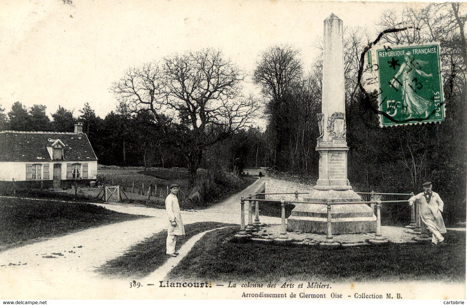 Dépt 60 - LIANCOURT - La Colonne Des Arts Et Métiers - Animée - Liancourt