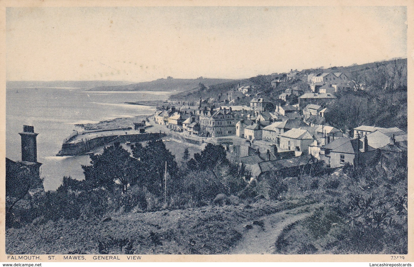 Postcard Falmouth St Mawes General View My Ref  B11990 - Falmouth