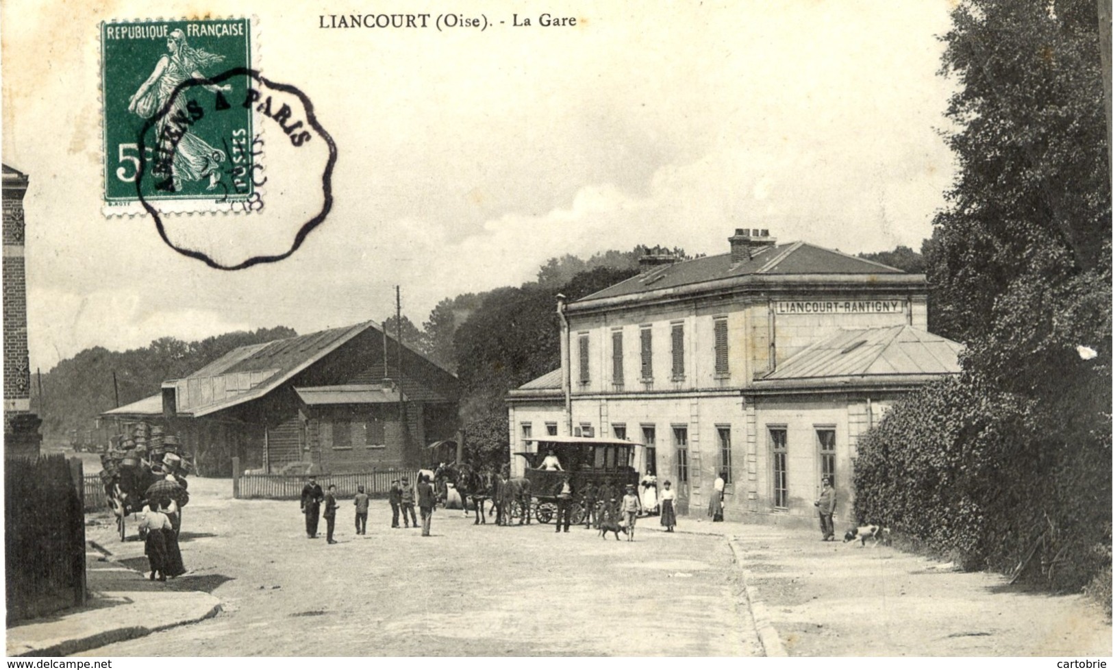 Dépt 60 - RANTIGNY - La Gare De Liancourt-Rantigny - Animée - Rantigny