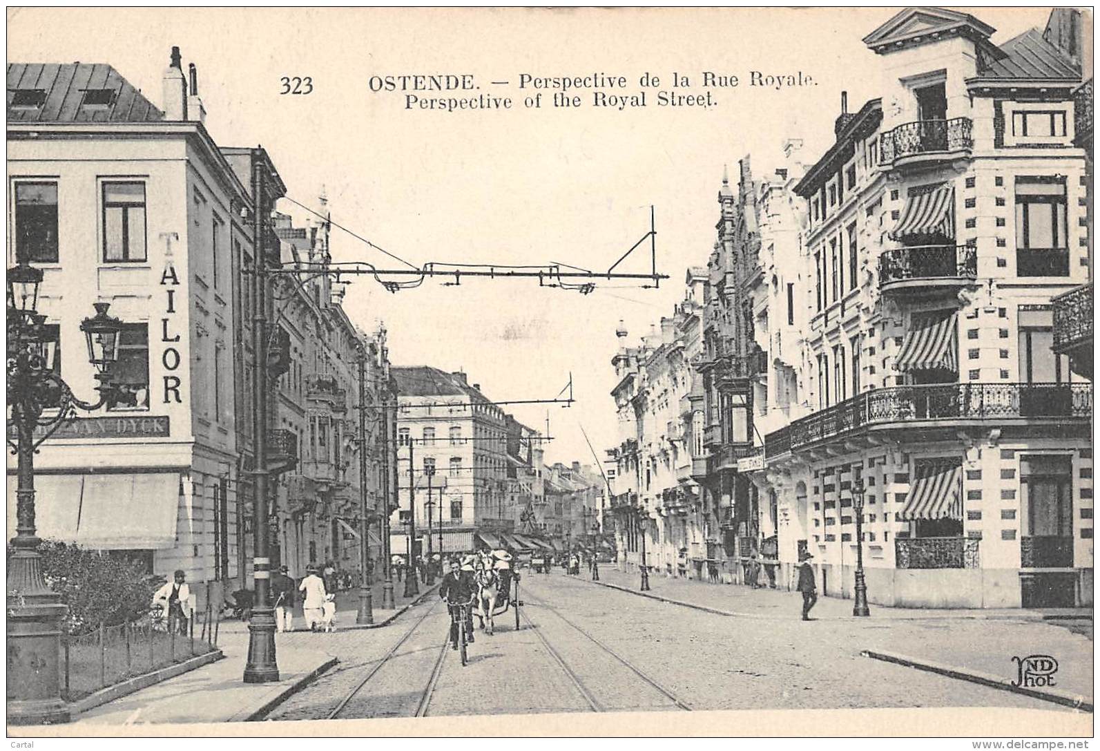 OSTENDE - Perspective De La Rue Royale - Oostende