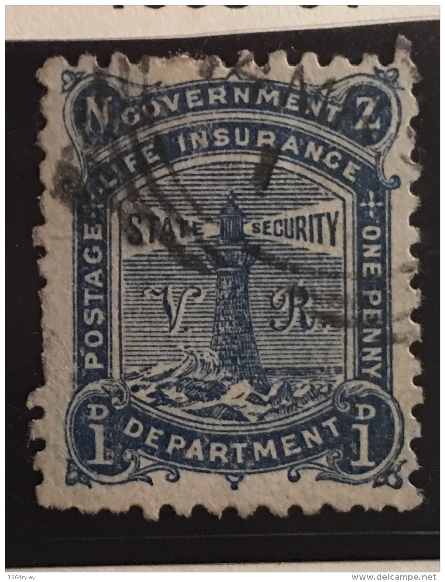 New Zealand - (0) - 1891 - # OY 7 - Postal Fiscal Stamps