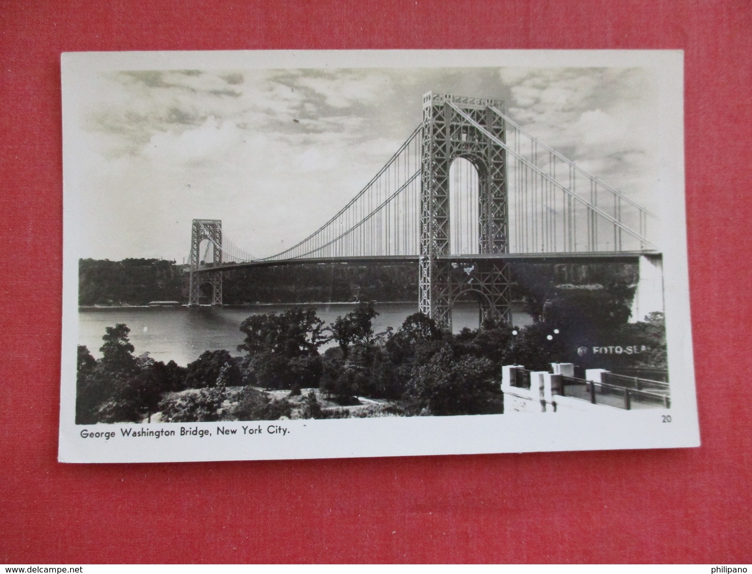 New York > New York City > Bridges  George Washington  RPPC ----ref 2893 - Puentes Y Túneles