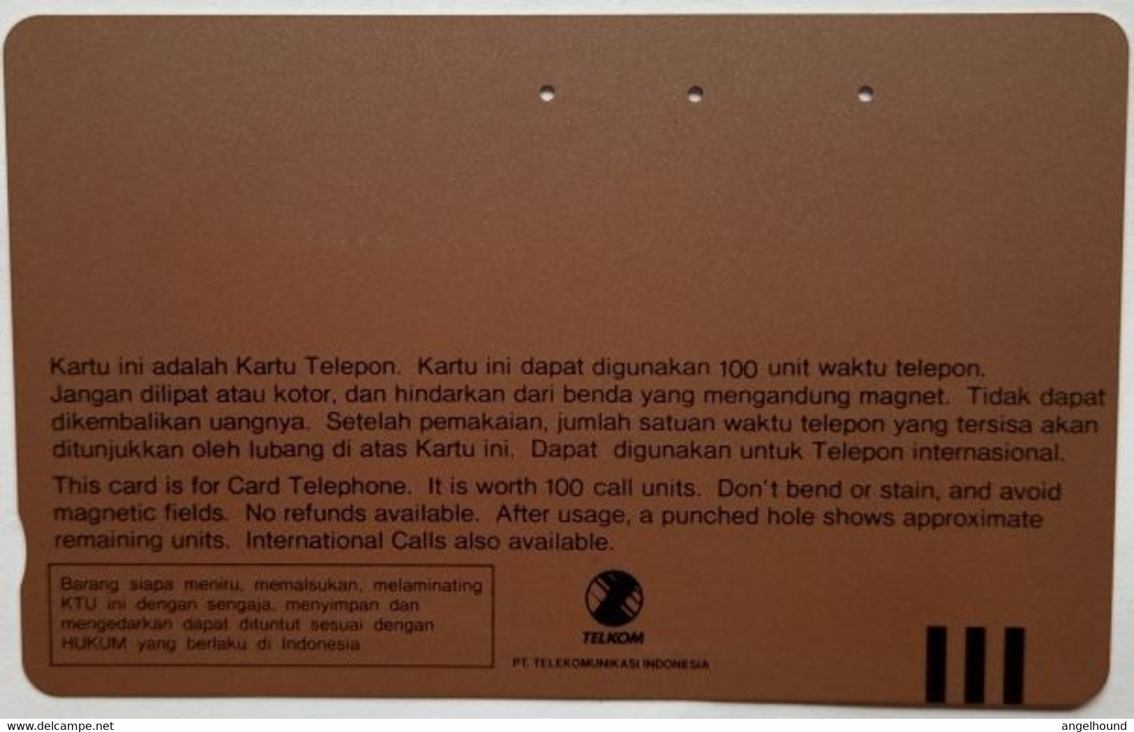 Indonesia 100 Units  " Anggrek Kantong Semar " - Indonesië