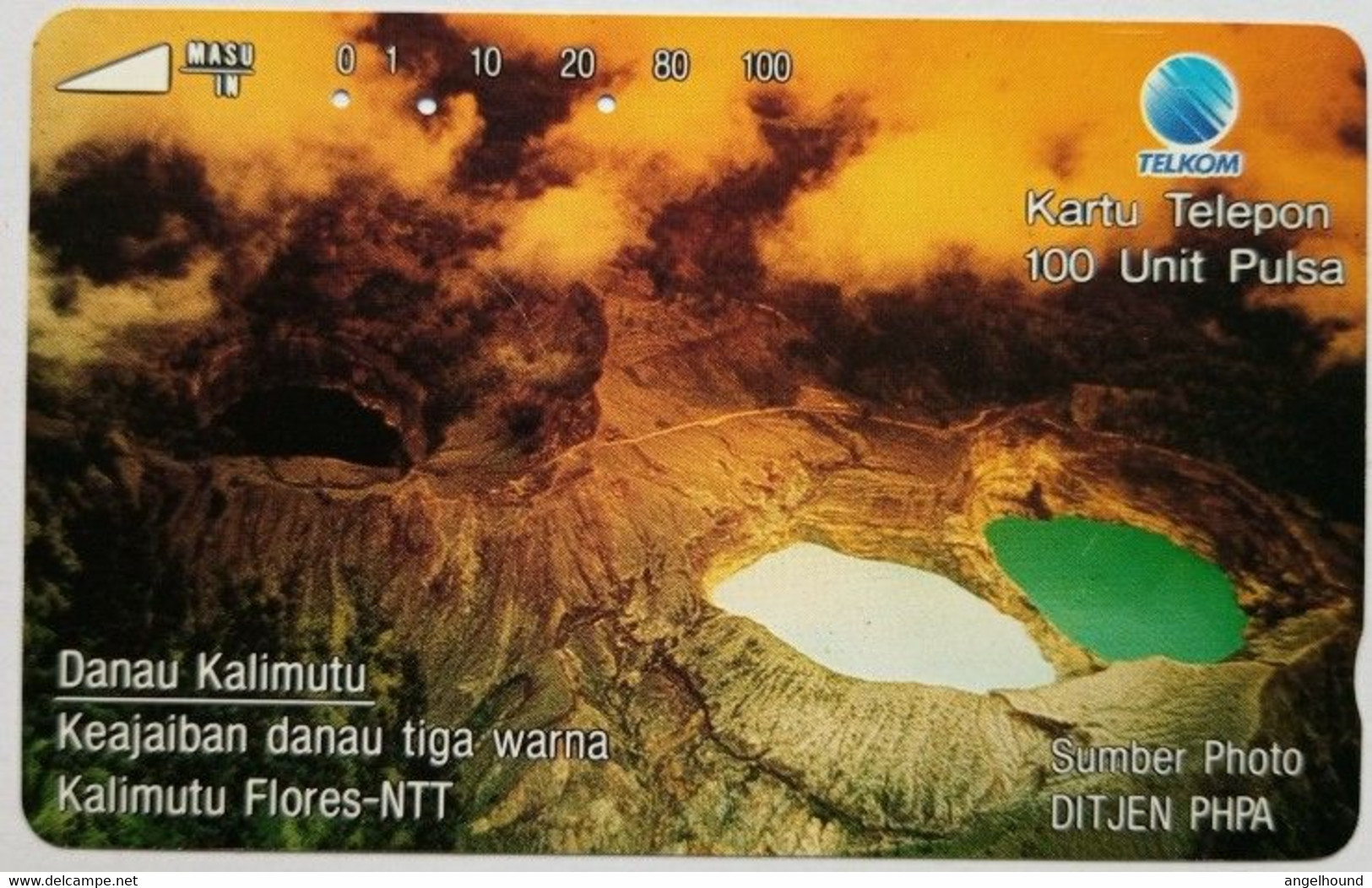 Indonesia 100 Units " Danau Kalimutu " - Indonesia