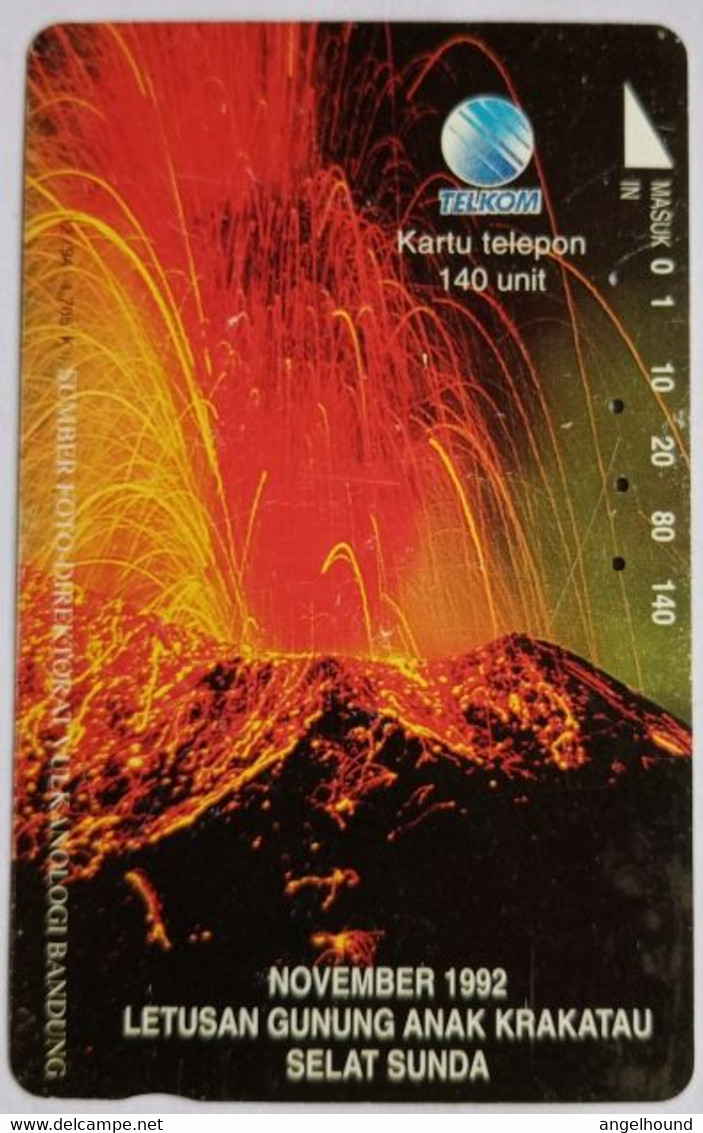 Indonesia Volcano 1992  140 Units - Indonesia
