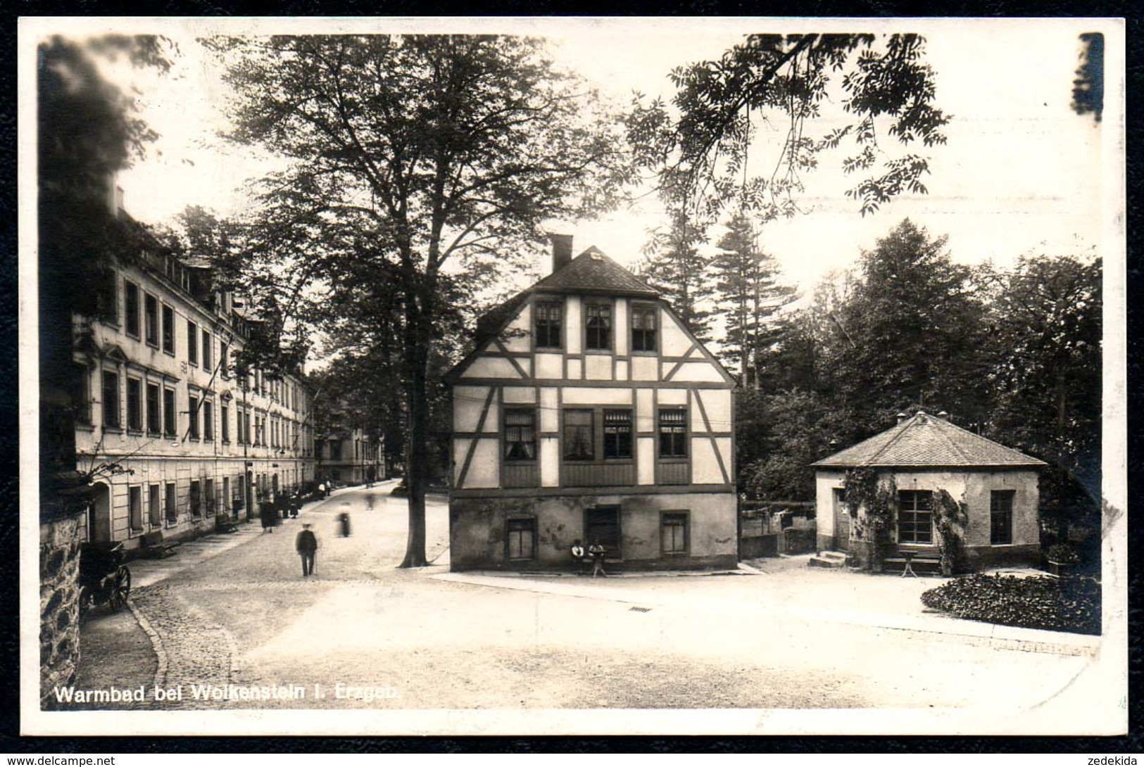B2075 - Warmbad Bei Wolkenstein - Franz Landgraf - Hermann Uhlig - Sonderstempel Gel 1922 - Wolkenstein