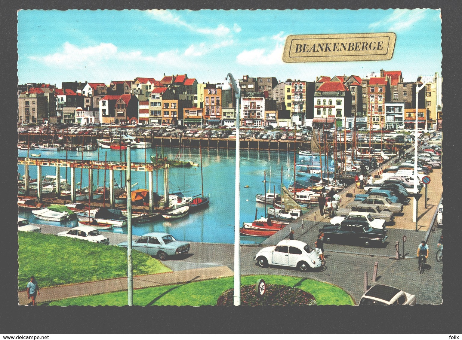 Blankenberge - Jachthaven - Classic Cars - VW Kever / Coccinelle - 1969 - Met Sticker Blankenberge - Blankenberge