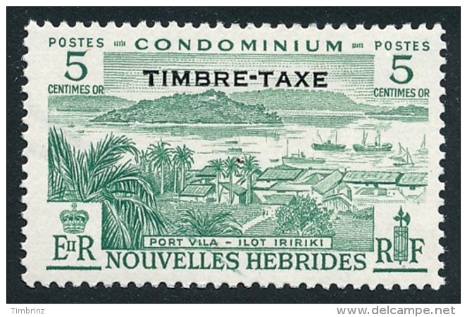 NOUVELLES HEBRIDES 1957 - Yv. Taxe 36 *  - Port Vila 5c ; TIMBRE-TAXE  ..Réf.AFA23080 - Postage Due