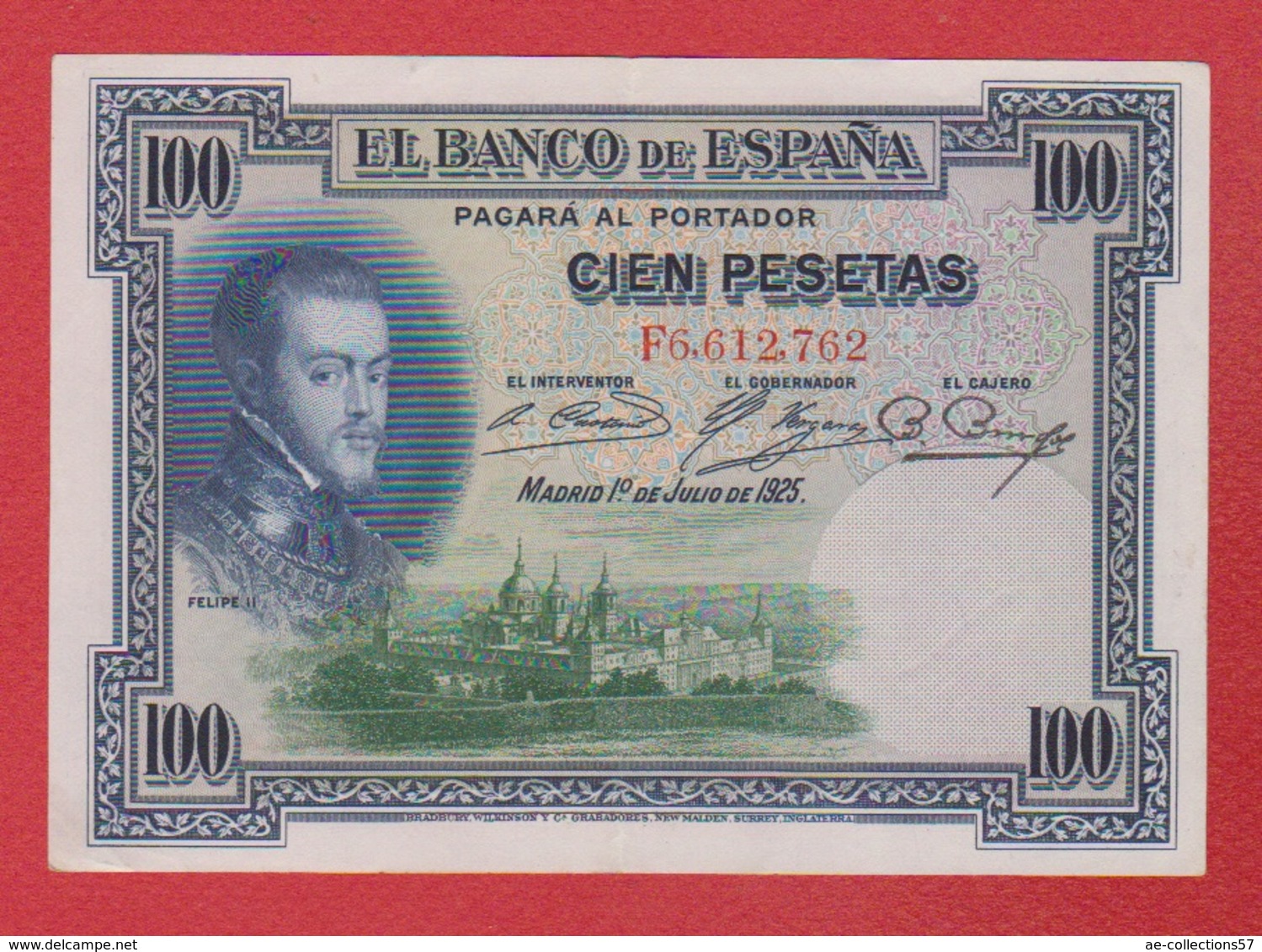 Espagne  / Pick 69 C  / 100 Pesetas 1925 / TTB - 100 Pesetas