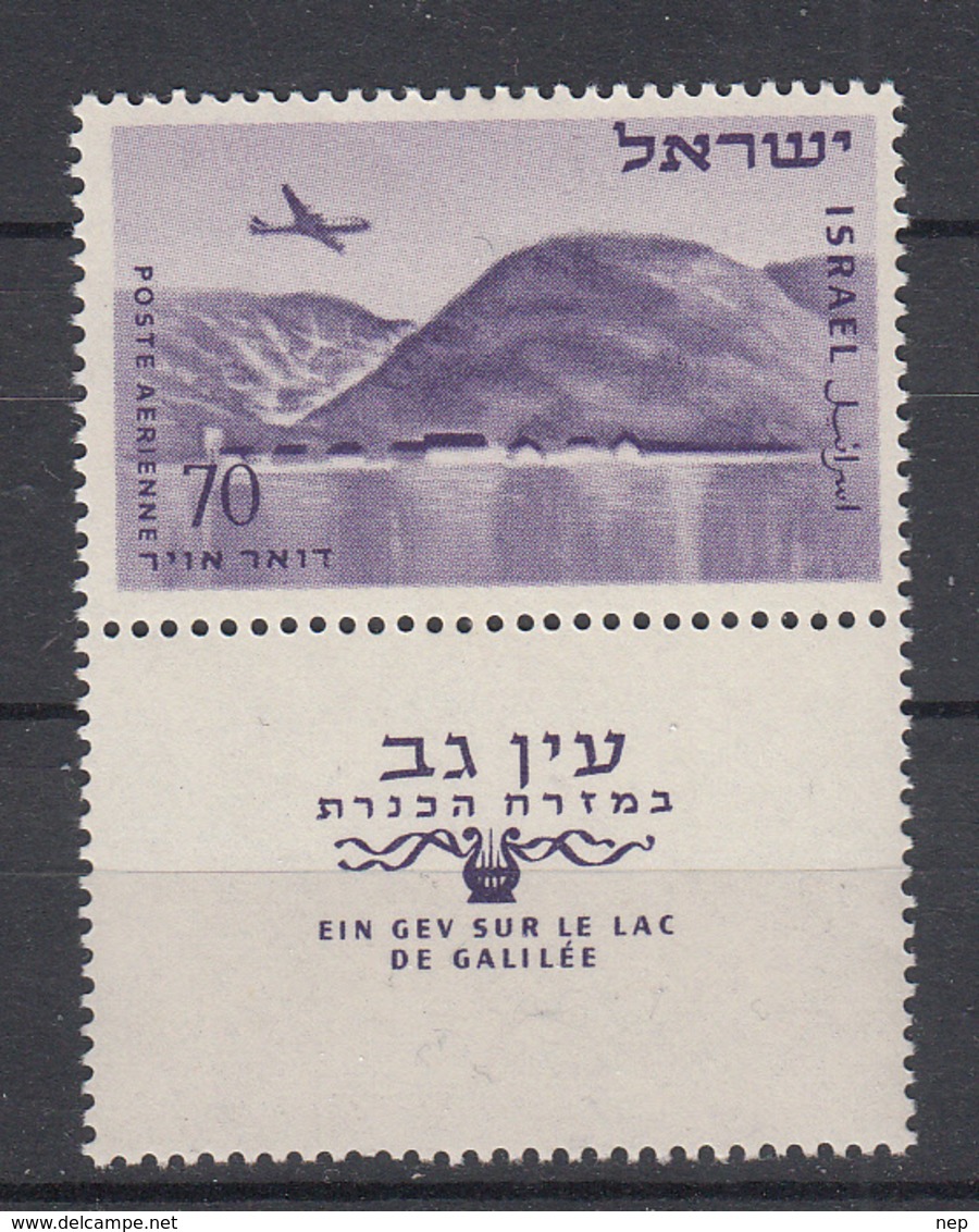 ISRAËL - Philex - 1953/54 - Nr 81 - MNH** - Poste Aérienne