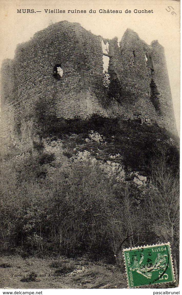 MURS - VIEILLES RUINES DU CHÂTEAU DE CUCHET - Autres & Non Classés