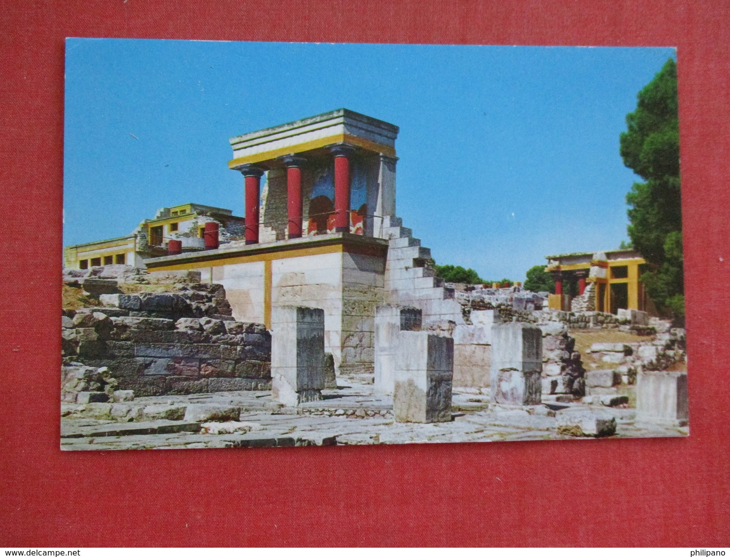 Olympic Airway   Crete  Minoan  Palace Of Knossos =ref 2893 - Greece