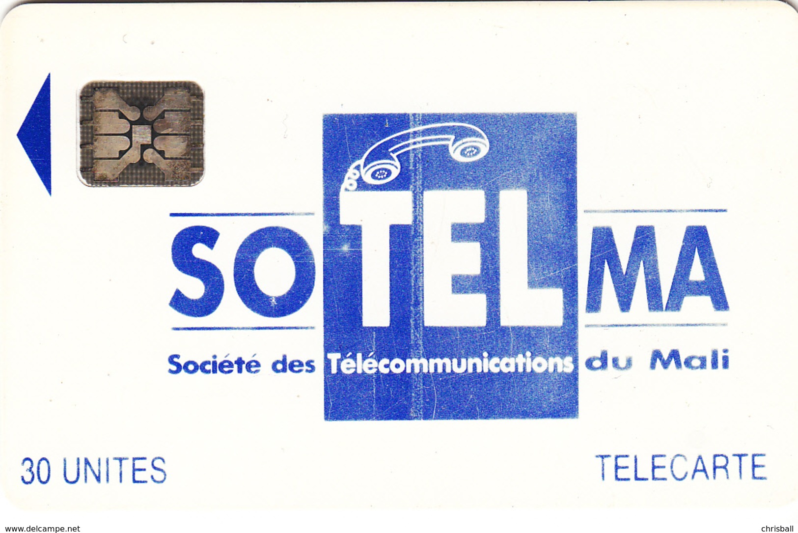 Mali Phonecard - Superb Fine Used 30u ((Schlumberger) S15 - Mali