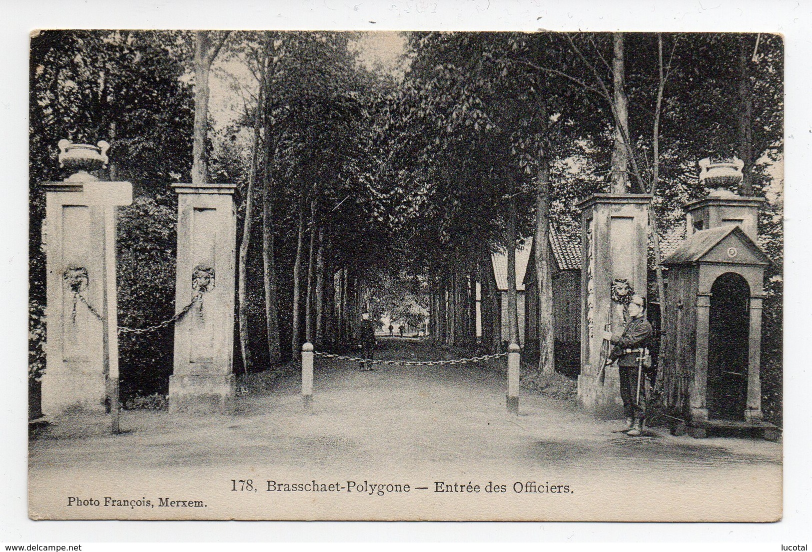 Brasschaet - Brasschaat Polygoon - Entrée Officiers - Ingang Officieren - Soldaat Op Wacht - Uitg. Fr. Merxem Nr 178. - Brasschaat