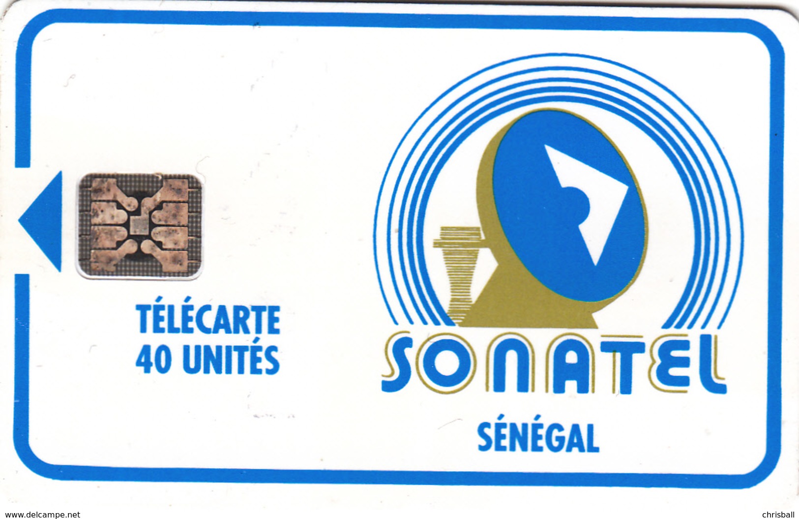 Senegal Phonecard - Superb Fine Used 40u ((Schlumberger) S15 - Senegal