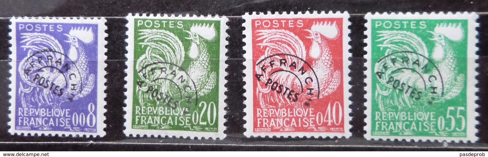 FRANCE Préoblitérés N° YetT 119 / 122  TP N** - 1953-1960