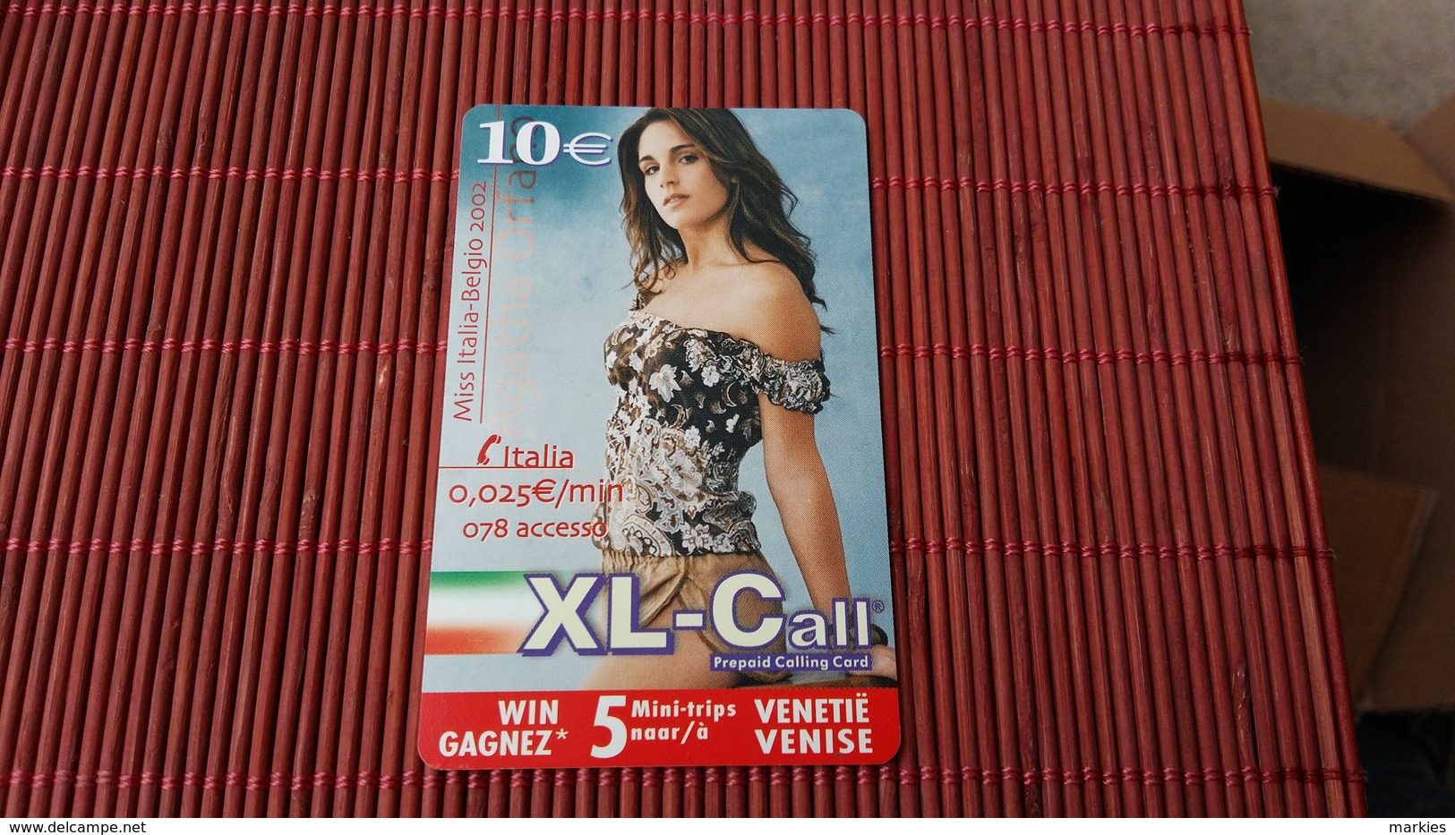 Carte Xl-Call Miss Italia 10€  Used 2 Scans Rare - [2] Prepaid & Refill Cards