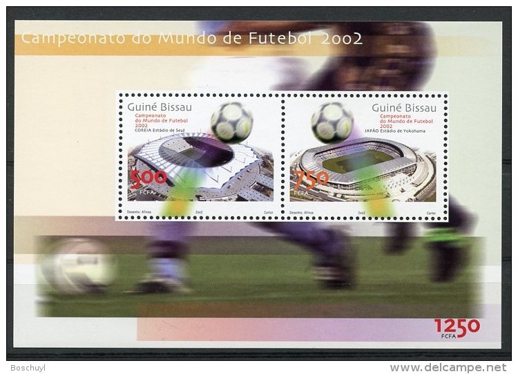 Guinea Bissau, 2002, Soccer World Cup Japan Korea, Football, Sports, MNH, Michel Block 377 - Guinea-Bissau