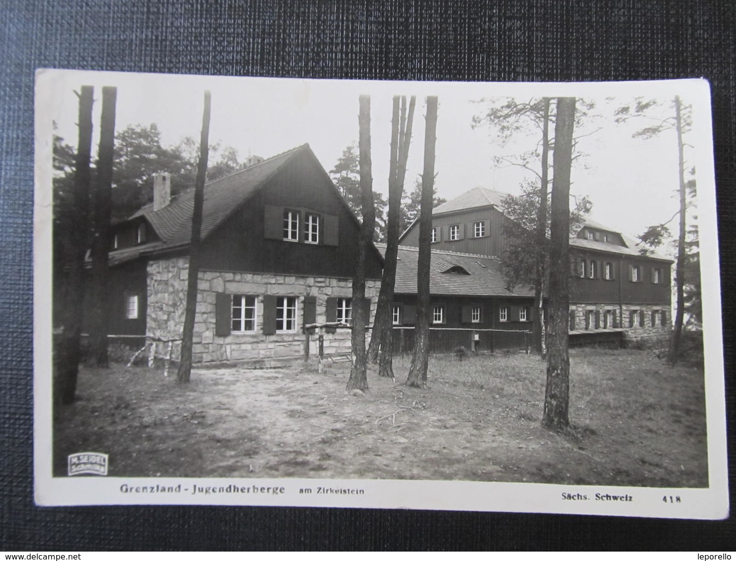 AK SCHÖNA Jugendherberge Am Zirkelstein 1940 ///  D*30985 - Schoena