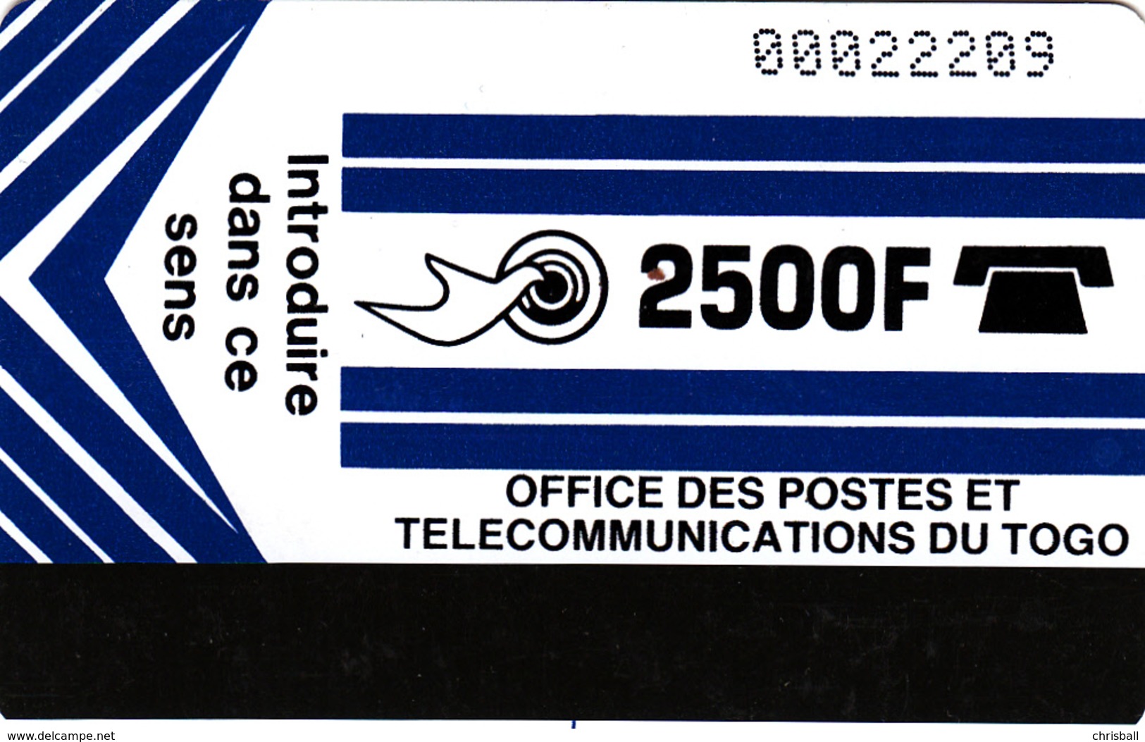 Togo- Superb Fine Used Phonecard - Togo