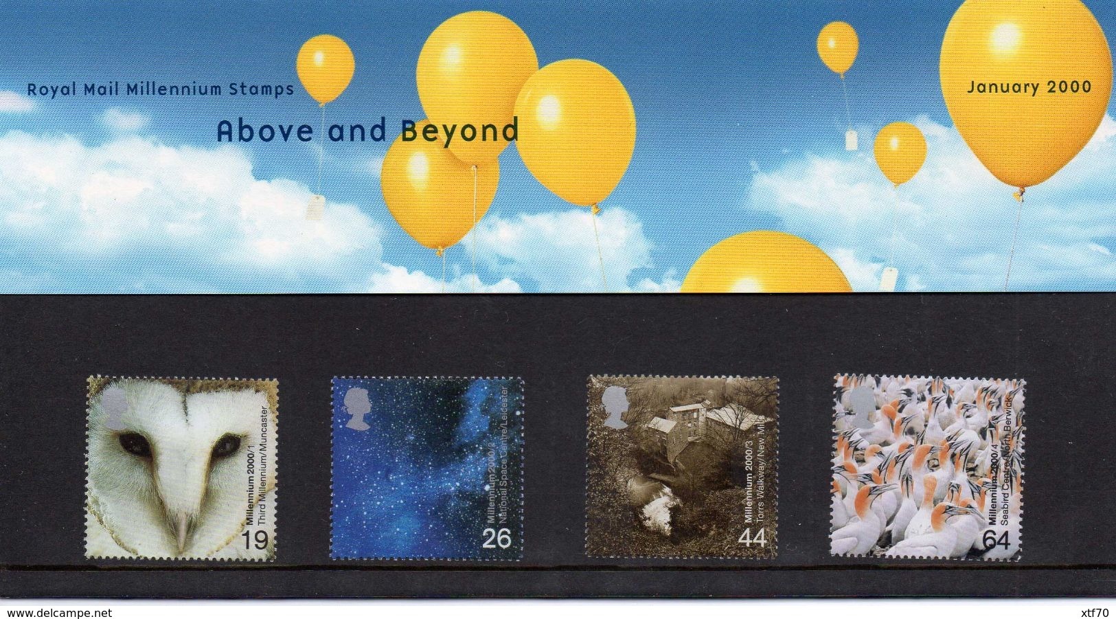 GREAT BRITAIN 2000 Millennium Projects: Above And Beyond Presentation Pack - Presentation Packs