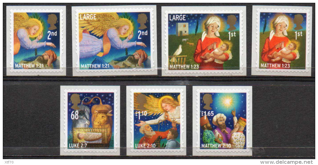 GREAT BRITAIN 2011 Christmas: 400th Anniversary Of The King James Bible - Unused Stamps