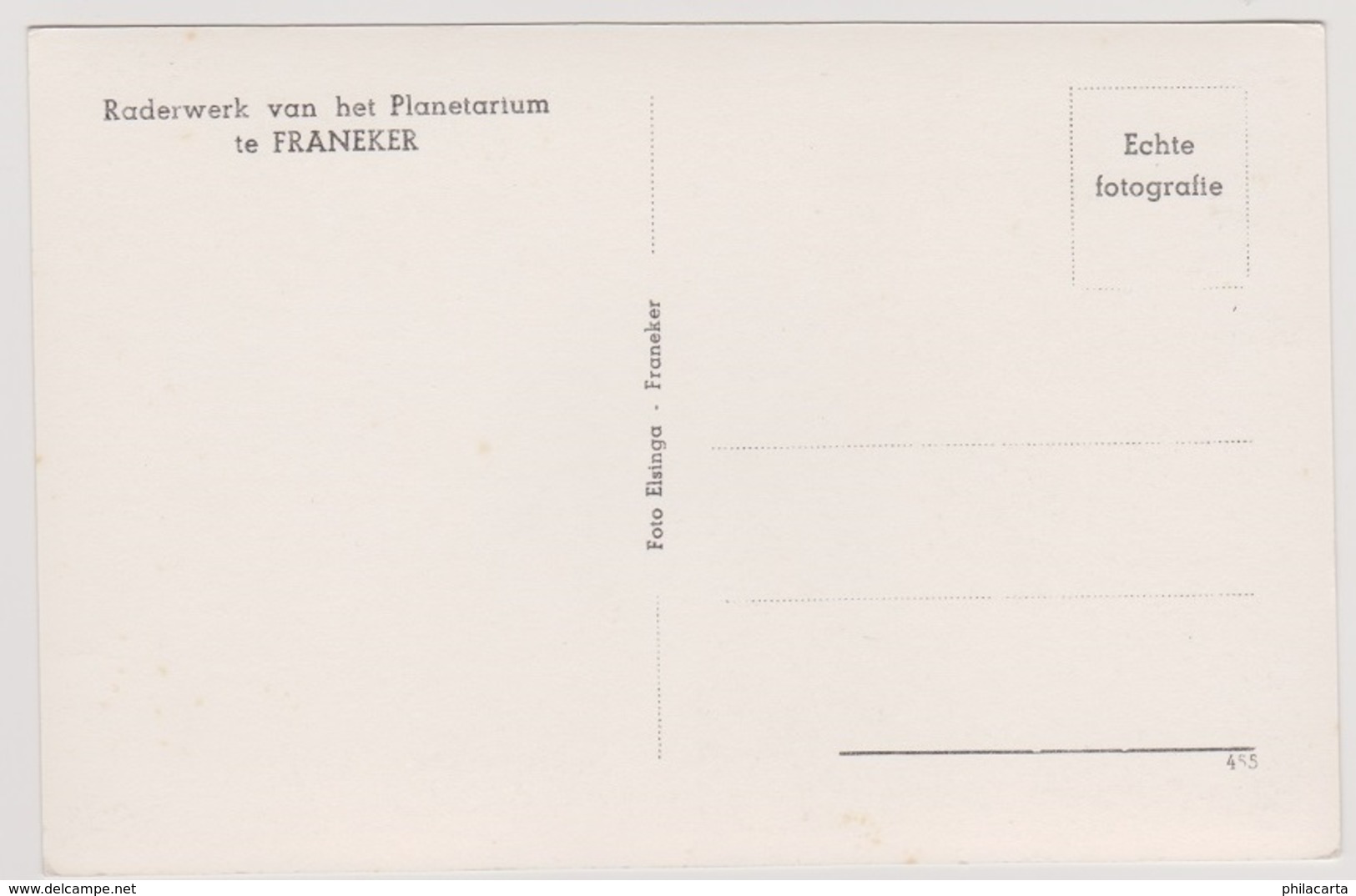 Franeker - Raderwerk Van Het Planetarium - Oud - Franeker