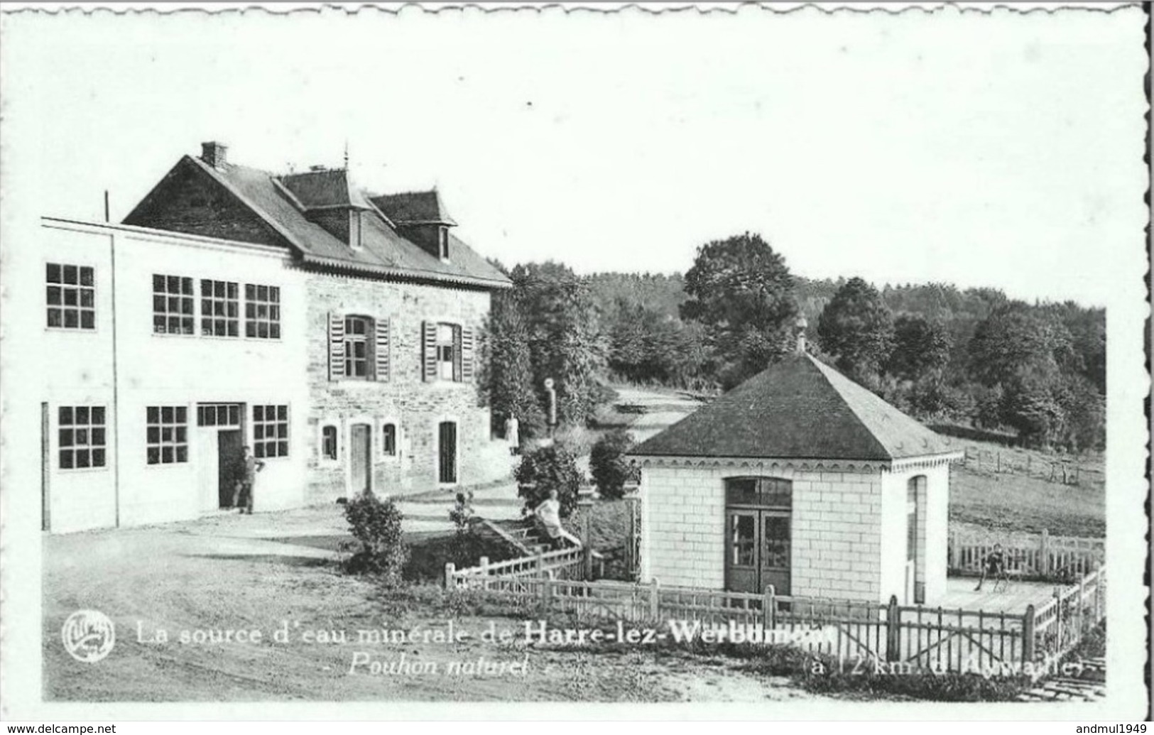 HARRE-lez-WERBOMONT (Burnontige) - La Souce D'Eau Minérale - Pouhon Naturel - N'a Pas Circulé - Ferrières