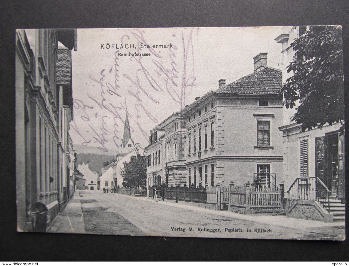 AK KÖFLACH Bahnhofstrasse 1906 //  D*31024 - Köflach