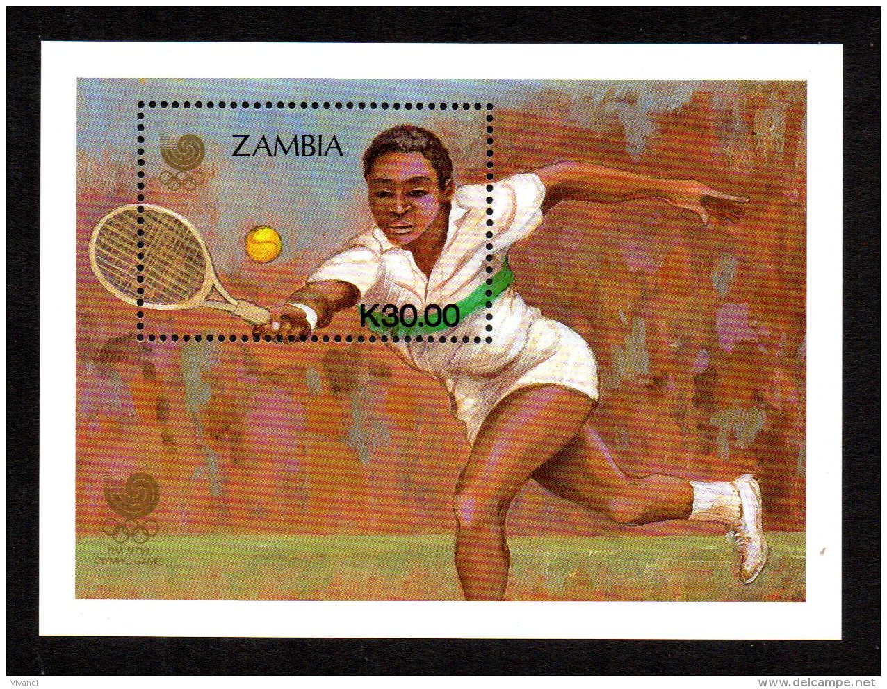 Zambia - 1988 - Olympic Games Miniature Sheets (Set Of 2) - MNH - Zambia (1965-...)