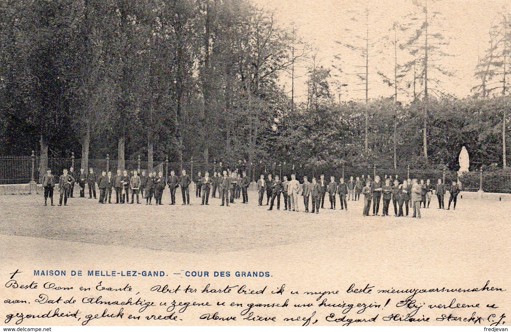 Melle - Maison De Melle-lez-Gand - Cour Des Grande - 1907 - Melle