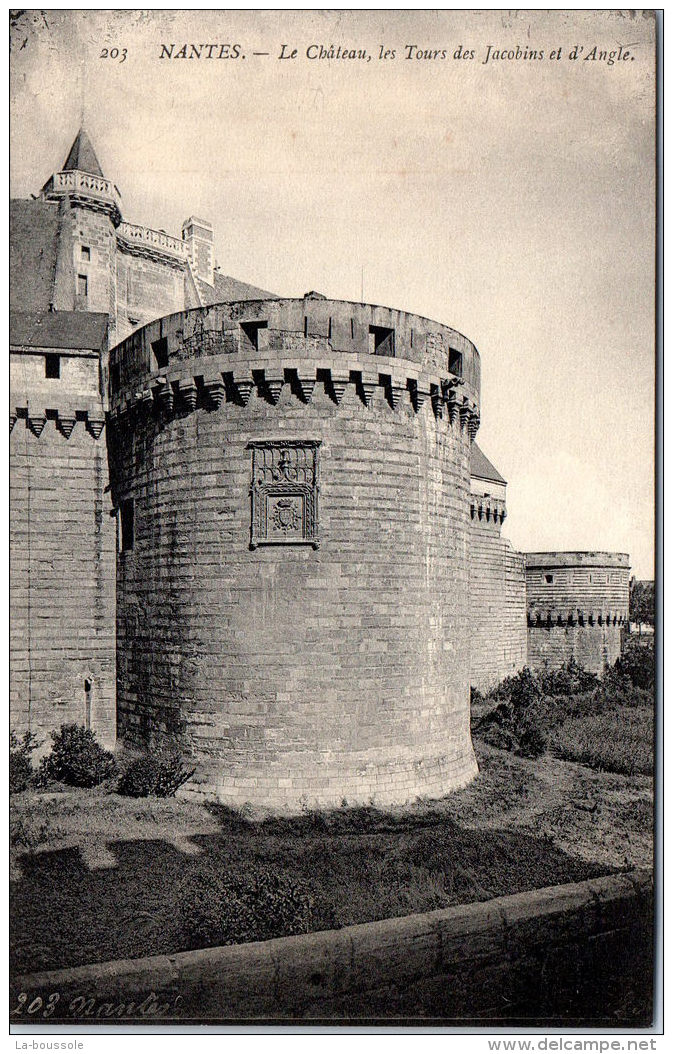 44 NANTES - Le Château, Les Tours Des Jacobins Et D'angle - Nantes