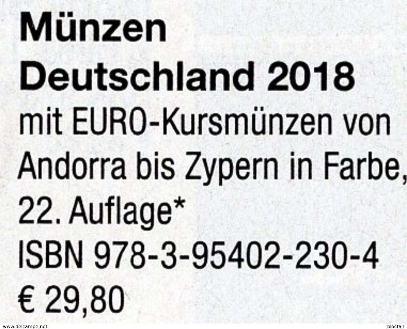 Münzen MICHEL Deutschland+EURO 2018 Neu 30€ Ab 1871 DR 3.Reich BRD DDR Numismatik Coins Catalogue 978-3-95402-230-4 - Chronicles & Annuals