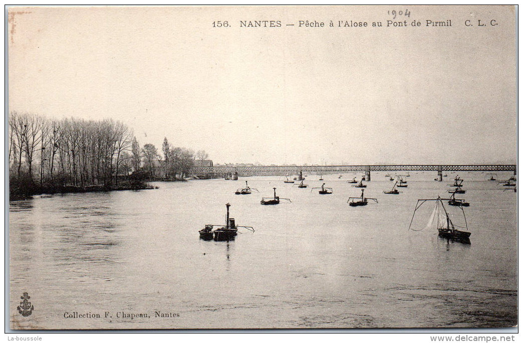 44 NANTES - Peche à L'alose Au Pont De Pirmil - Nantes