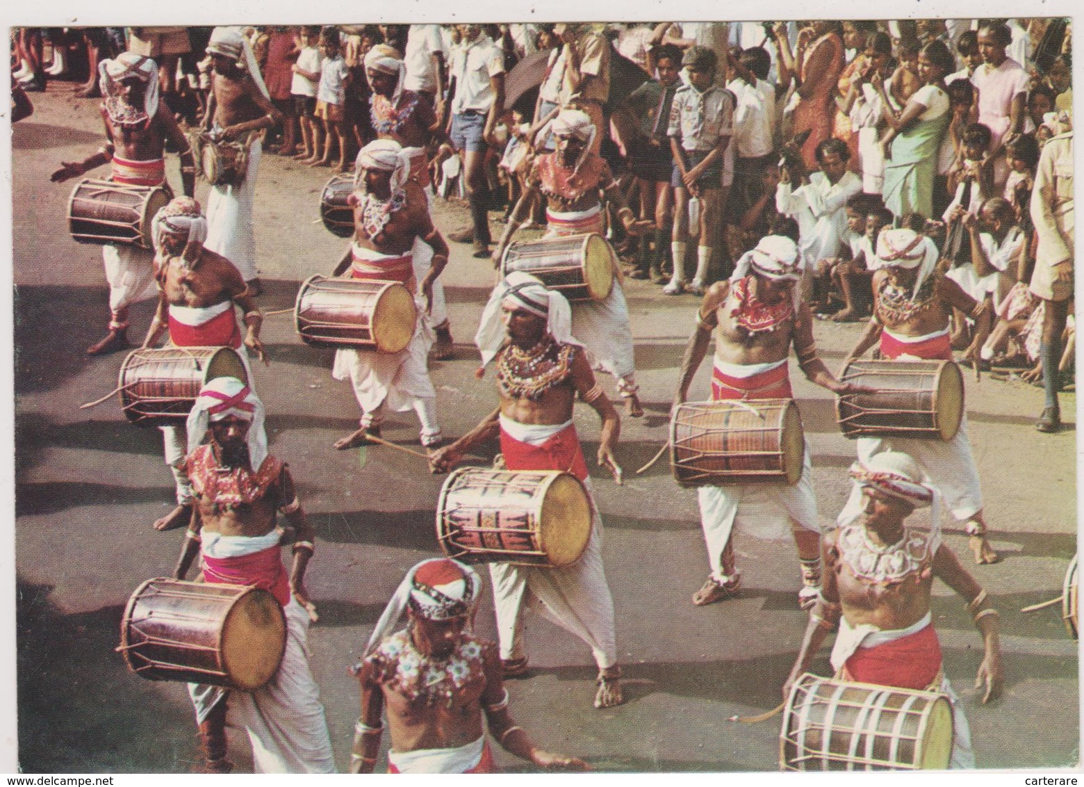 SRI LANKA,CEYLON,KANDYAN DRUMMERS  ,instuments De Musique,tambour,fete Nationale,asie,asia - Sri Lanka (Ceilán)