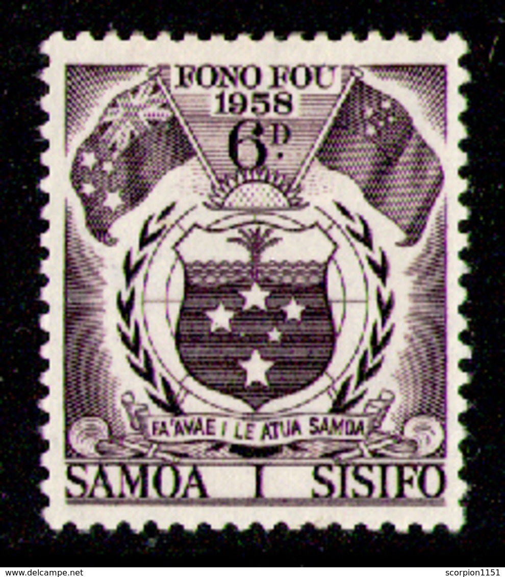 SAMOA 1958 - From Set MH* - Samoa