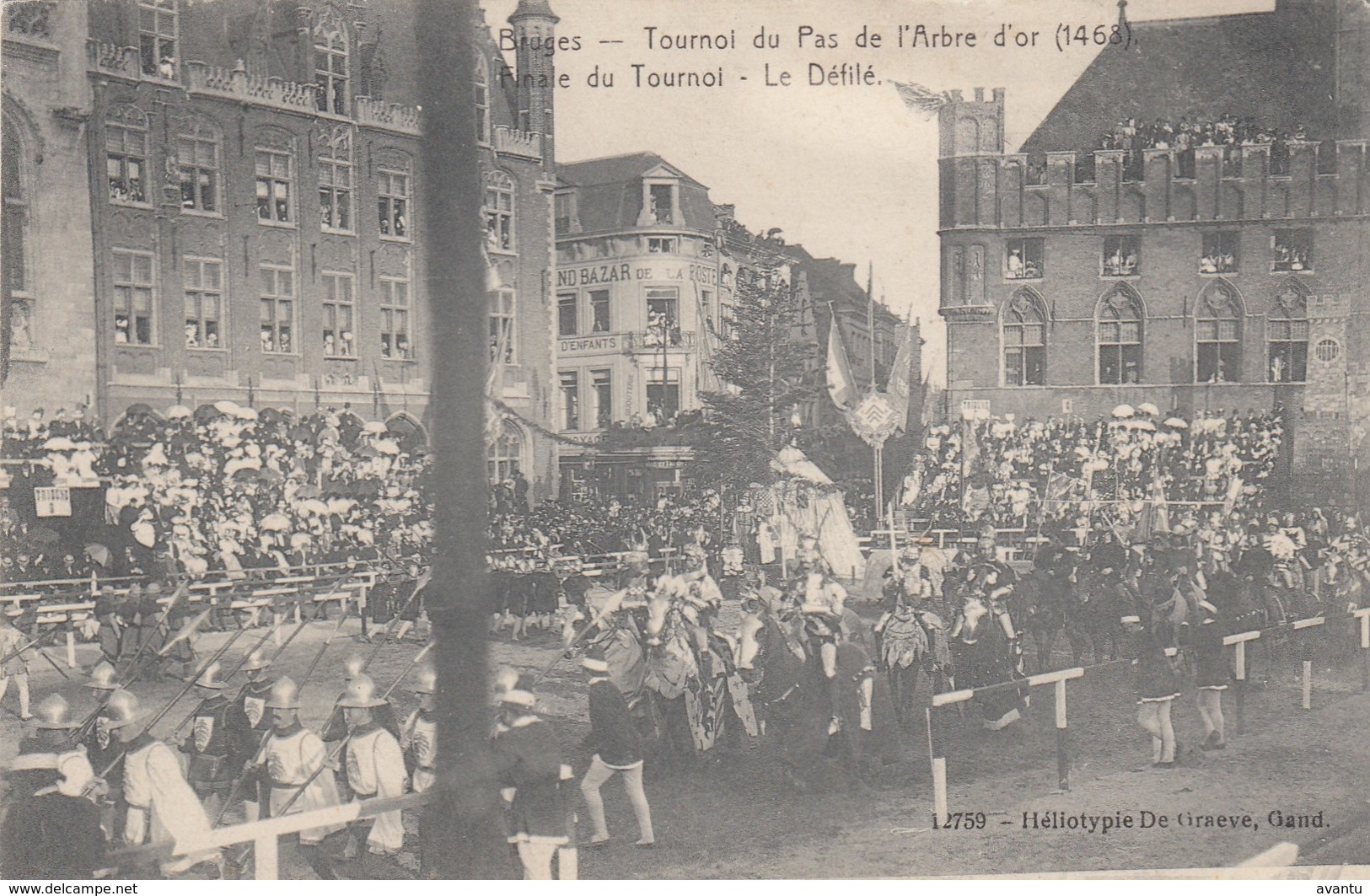 BRUGGE / TORNOOI VAN DE GOUDEN BOOM / TOURNOI DU PAS DE L ARBRE D OR / STEEKSPEL 1908 - Brugge